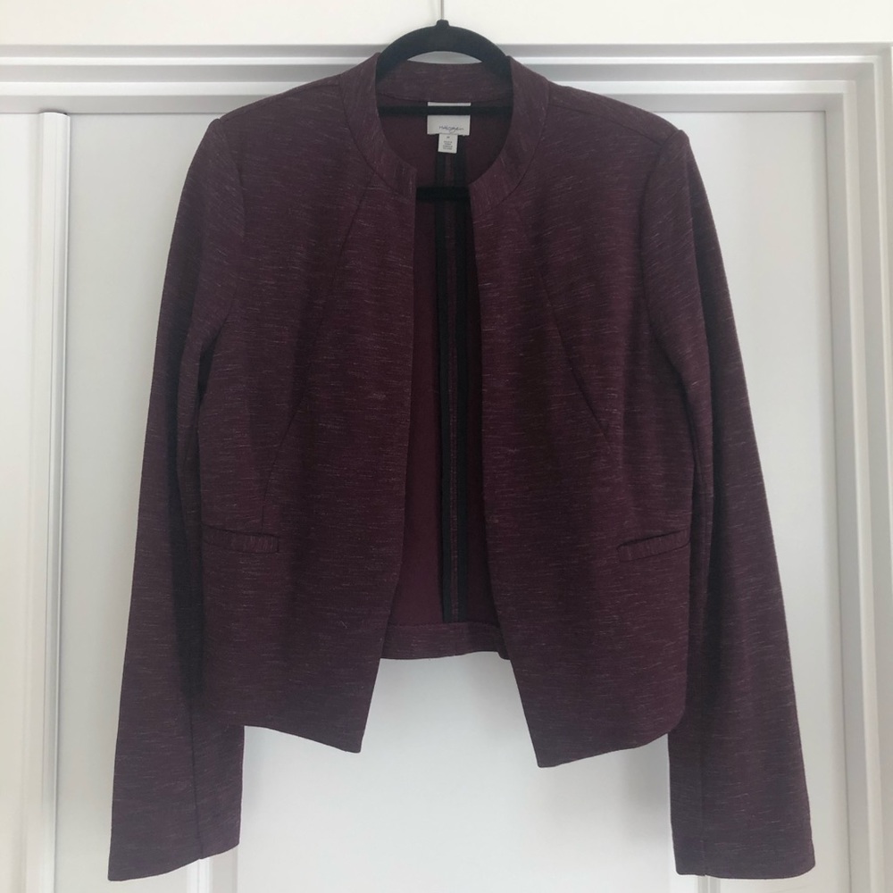 Burgundy Halogen Blazer